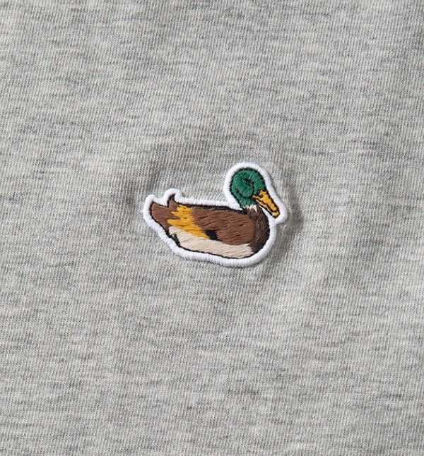 Edmmond Studios Duck Patch T-Shirt Herren Grau Meliert