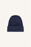 By-Bar Logo Beanie Midnight unisex Mütze Mohair dunkelblau