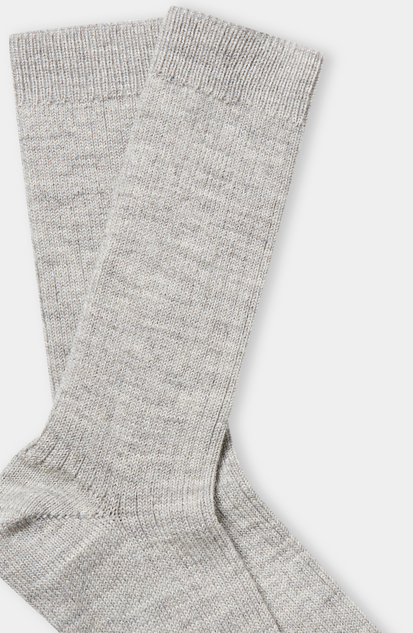 About Companions Alpaca Socks Herren undyed hellgrau
