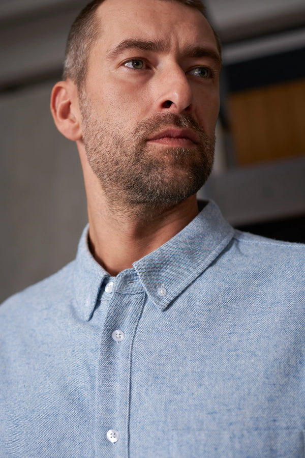 About Companions Ken Button-Down Flannel Hemd Herren mittlelbau
