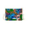 YKRA Sidepouch Umhängetasche Print Trippy Fish blau