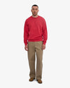 Colorful Standard Classic Organic Crew Sweatshirt Faded Red Unisex rot