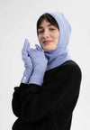 MELA Unisex Strick Handschuhe RISHI Forgetmenot Hellblau