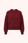 By-Bar Sonny Wine Rose Mohair Pullover Damen rot