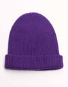 OLOW Falco Merinowoll-Beanie in Violett – Produktansicht