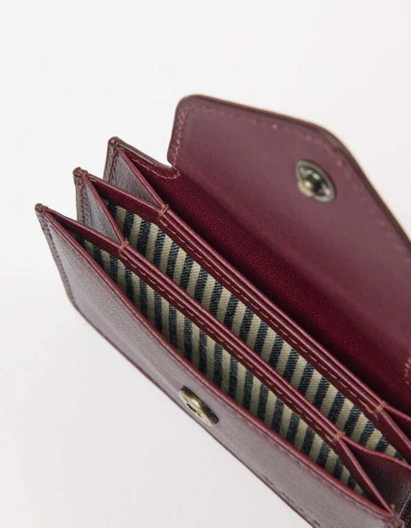 O MY BAG Harmonica Wallet Cherry Red Portemonnaie Geldbörse rot