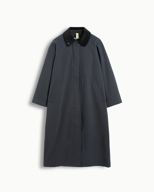 Brixtol Textiles Brooks Black Damen Wasserdichter Mantel schwarz