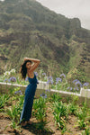 Lovjoi Jozephine Jumpsuit Ocean Einteiler Wide Leg blau