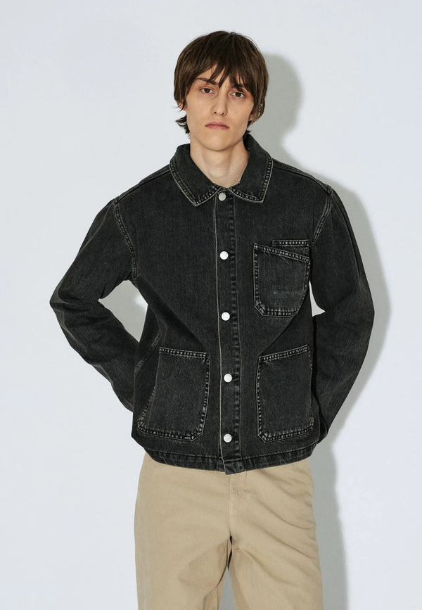 Dr. Denim Evon Worker Jacket Jeans Herren Vintage Black