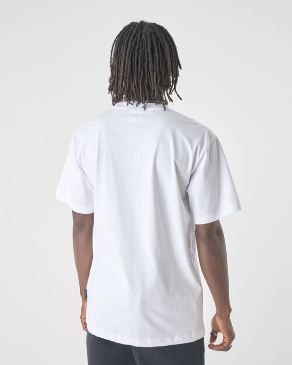 Cleptomanicx White Ligule Classic T-Shirt Herren weiss