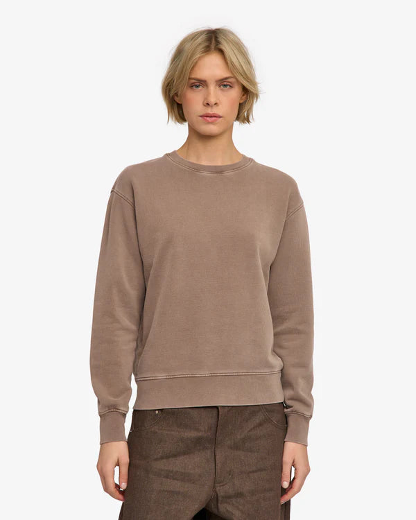 Colorful Standard Women Classic Organic Crew Faded Khaki