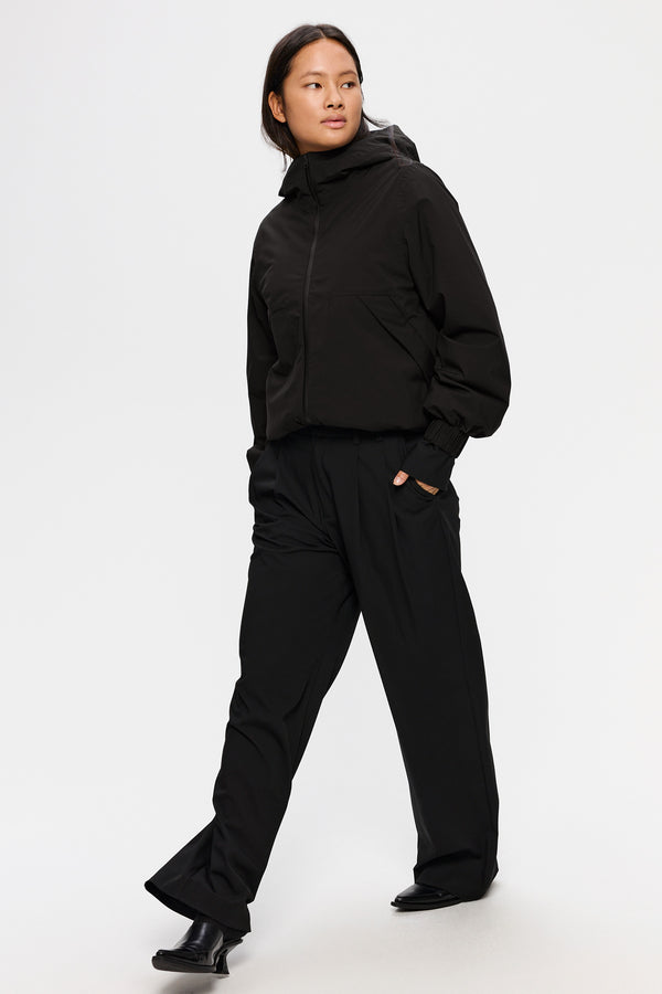 Elvine Disa Black Damen Wasserdichte Jacke Kapuze schwarz