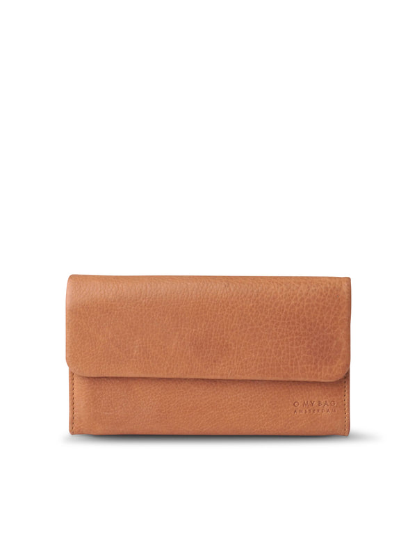 O My Bag Pau's Pouch Stromboli Cognac Leder Portemonnaie unisex