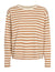 Esmé Signe Shirt LS Stripe Lion Damen T-Shirt caramel braun