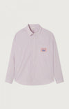 American Vintage Soabird Langarmhemd Herren rosa gestreift – Produktansicht 1