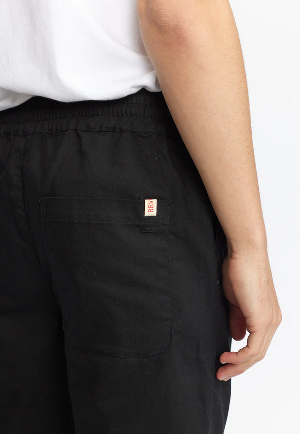 Revolution Casual Trousers Black Herren Stoffhose schwarz