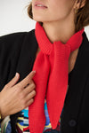 SKFK Bera Scarf Red Unisex GOTS Baumwolle rot