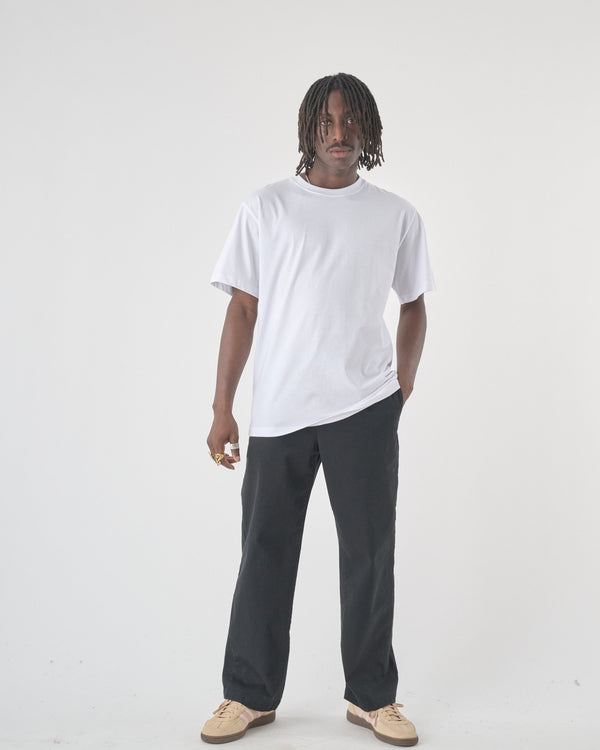 Cleptomanicx White Ligule Classic T-Shirt Herren weiss