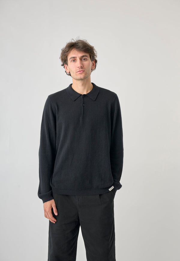 Cleptomanicx Men Anyway Crewneck Pullover Herren schwarz