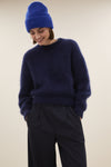 By-Bar Logo Beanie Queens Blue unisex Wollmütze blau