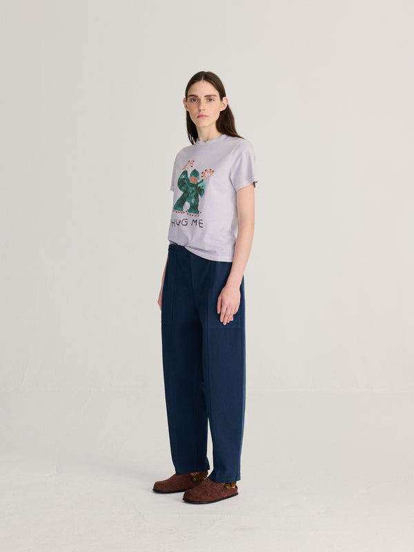 Bobo Choses Hug Me BC T-Shirt Cropped Damen lavender