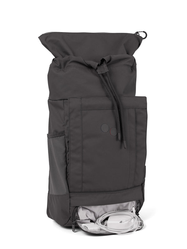 pinqponq Blok Medium Deep Anthra Backpack Rucksack dunkelgrau