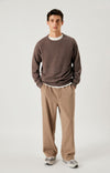 American Vintage Ouity Harrison Strickpullover Herren braun