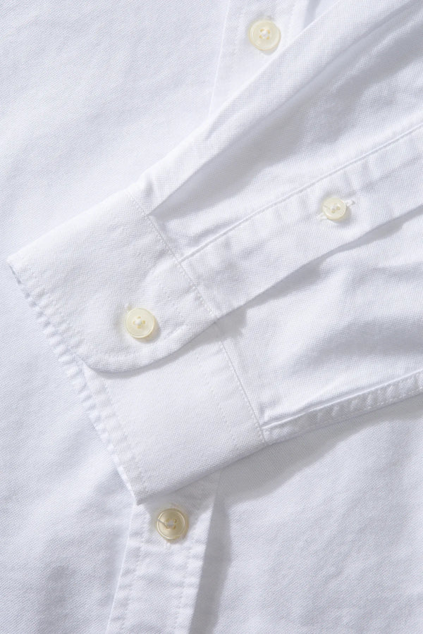 Edmmond Studios White Oxford Shirt Hemd Herren weiss