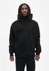 Cleptomanicx Mask Boxy Hooded Black Sweat Herren schwarz