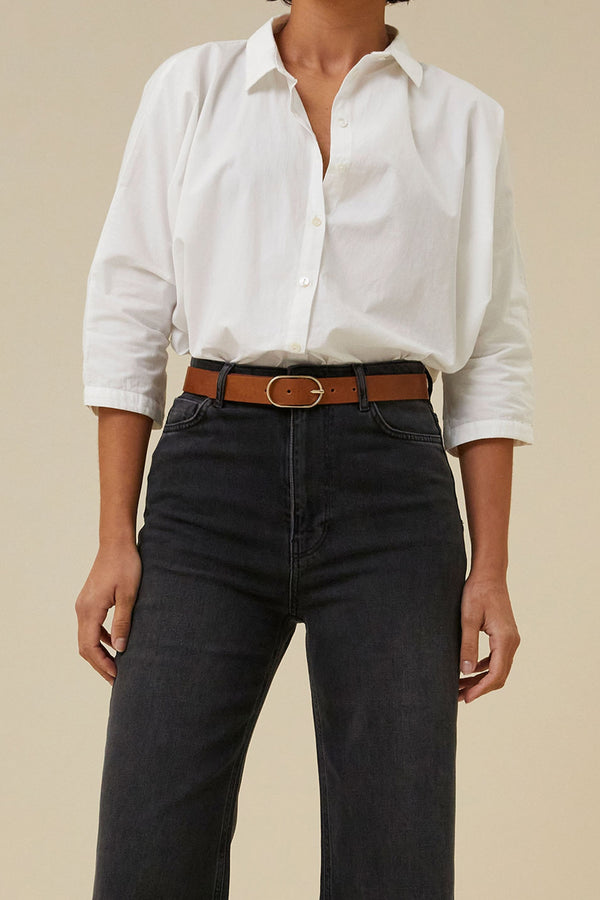 By-Bar Bella Belt Damen Gürtel Leder cognac braun
