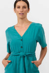 Suite 13 Teal Nalon Jumpsuit Damen grün