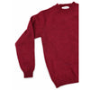 Harley of Scotland Brushed Wool Pullover Herren Maroon