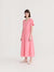 Bobo Choses V-neck Shirt Dress Damen rosa