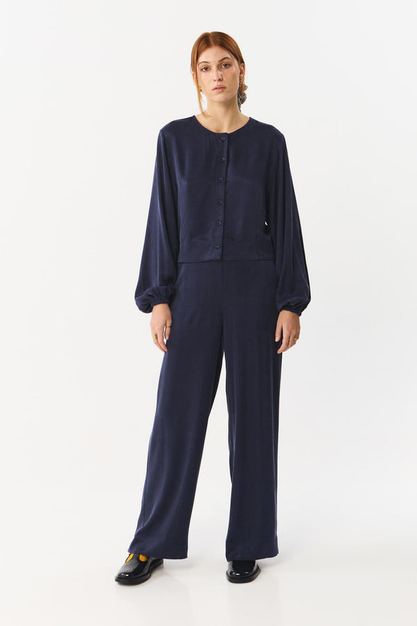 Suite 13 Tay Pants Dark Blue Damen Hose Cupro dunkelblau
