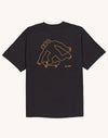 OLOW Cruising T-Shirt in Dunkelgrau – Freisteller Rückansicht