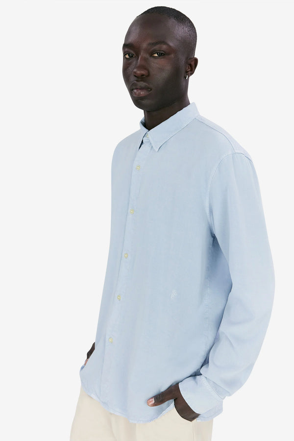 Elvine Ossian Light Blue Shirt Hemd Herren hellblau