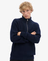 Colorful Standard Merino Quarter Zip Navy Blue Unisex Troyer blau