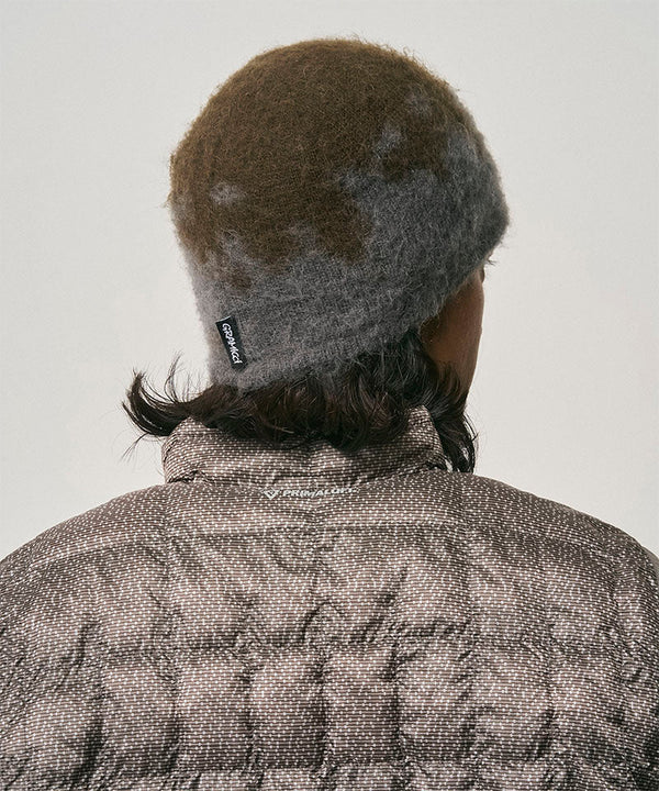 Gramicci Mohair Splatter Beanie Unisex Mütze slate