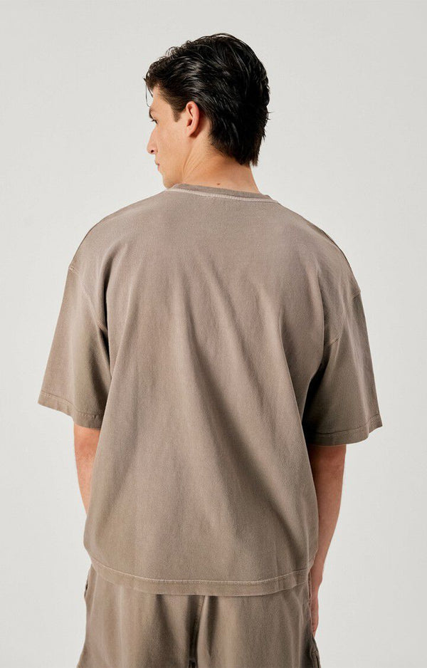 American Vintage Grisou Spray Afoma T-Shirt Herren grau