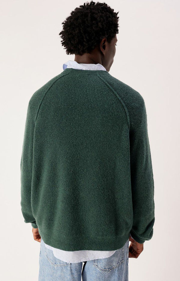 American Vintage Damsville Pullover Cedar Melange Herren Grün