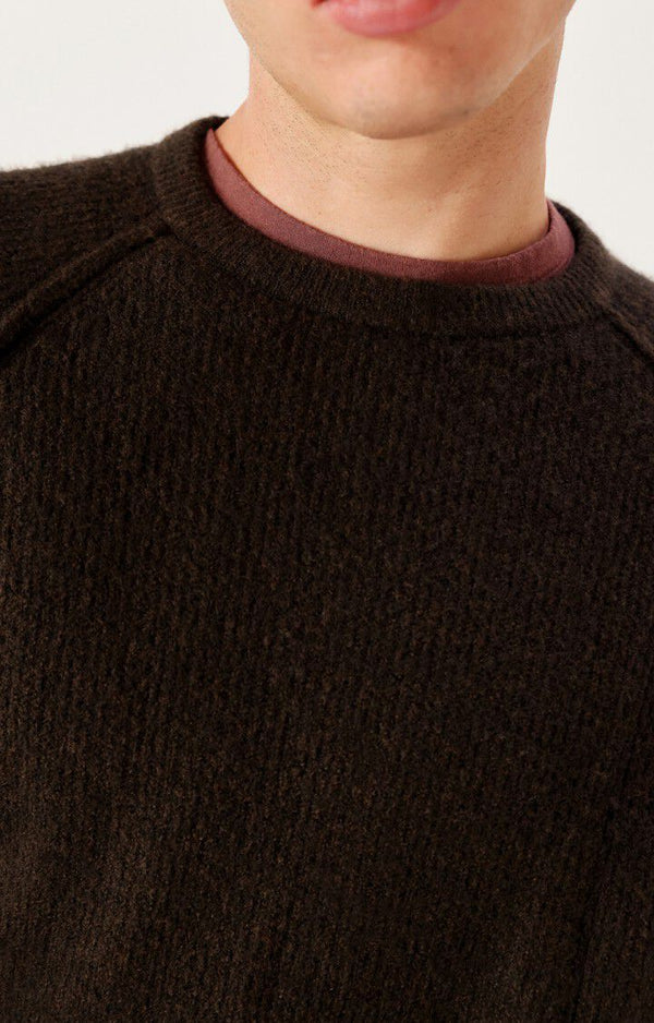 American Vintage Damsville Pullover Choco Melange Herren Braun