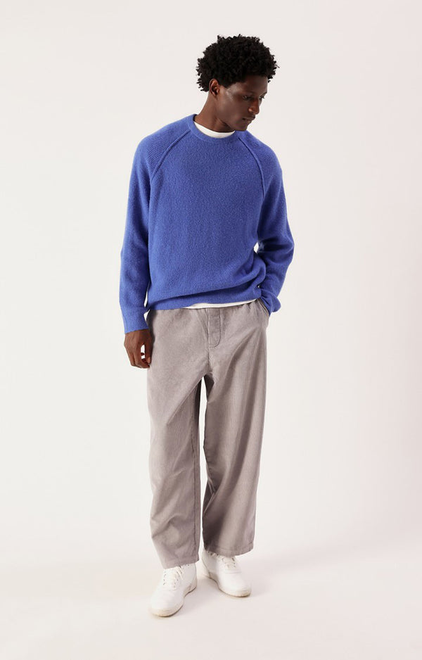 American Vintage Damsville Herrenpullover Saphirblau