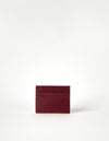 O My Bag Mark’s Cardcase Maxi Dark Cherry Leder Kartenetui dunkelrot