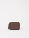 O My Bag Robbie Wallet Chocolate Leder Portemonnaie dunkelbraun