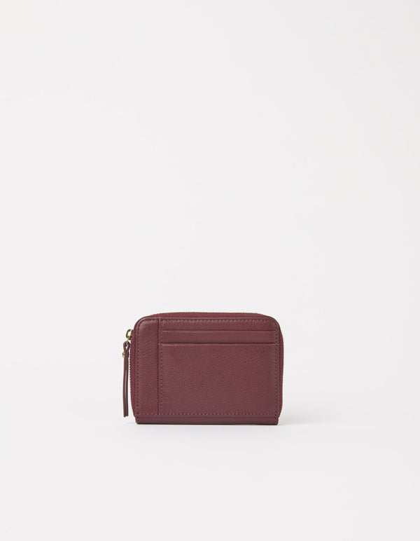 O My Bag Robbie Wallet Dark Cherry Leder Portemonnaie dunkelrot