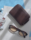 O My Bag Robbie Wallet Chocolate Leder Portemonnaie dunkelbraun – Lifestyle