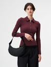 pinqponq Krumm Small Rooted Black Crossbody Bag Tasche unisex schwarz