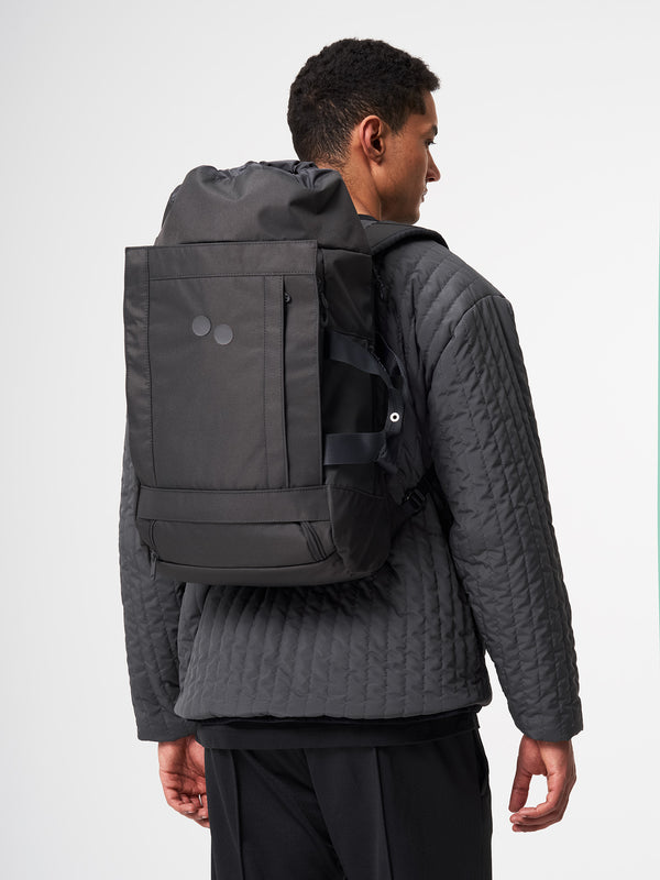 pinqponq Blok Medium Deep Anthra Backpack Rucksack dunkelgrau