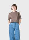 Klitmøller Uma Mock Tee Damen T-Shirt taupe