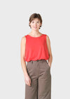 Klitmøller Aliya Top Damen Lyocell Shirt rot